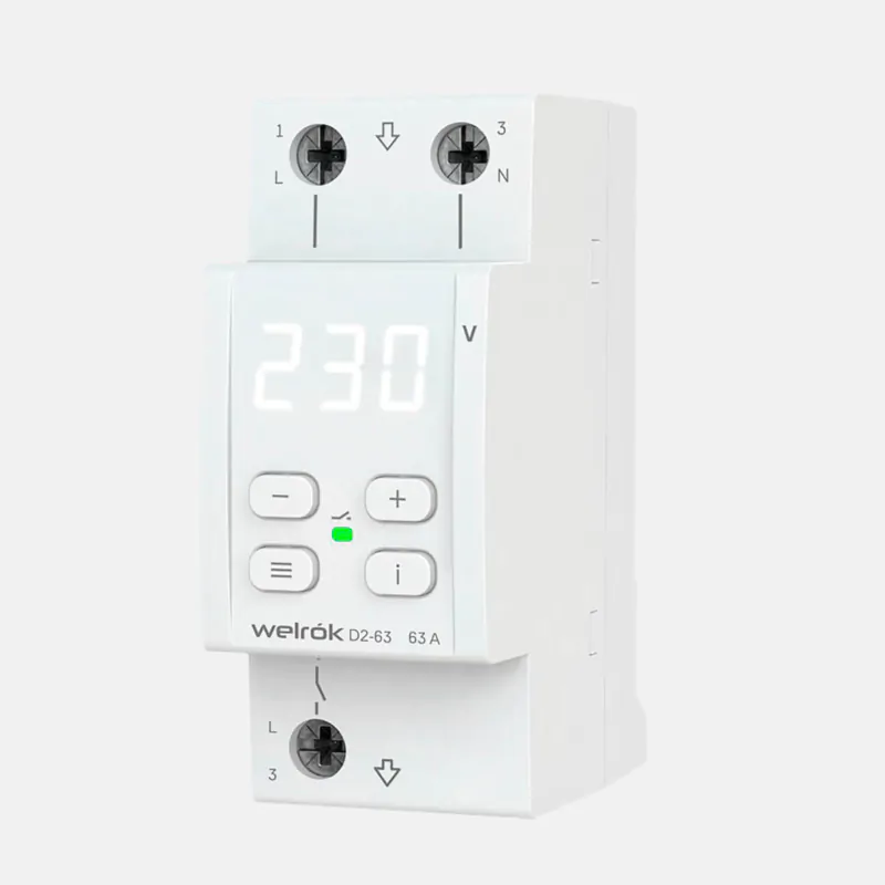 Реле контроля напряжения Welrok D2-63